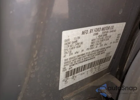 2024 Ford Mustang Mach-E Select from USA, damaged, VIN 3FMTK1R40RMA46839